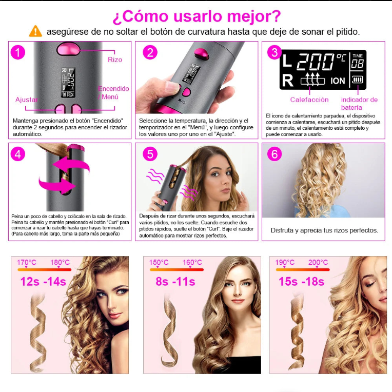 Rizador de Pelo Automático